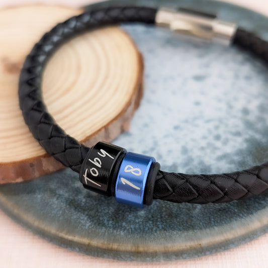 Teenage Boy Leather Bracelet